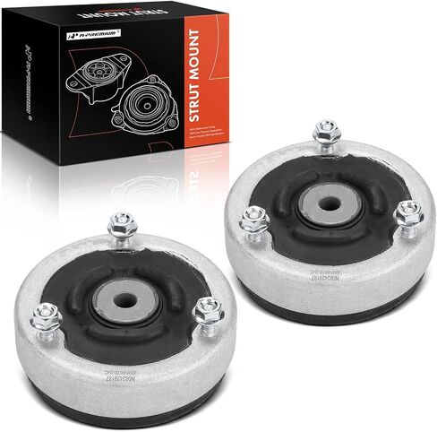 استبدال MOTTRT STRUT MOUNT A-PREMIUM لـ BMW 5 Series E60 2005-2009 6 Series E63 7 Series E65 E66 E67 ، الخلفية اليسرى واليمين ، مجموعة من 2 in Kuwait