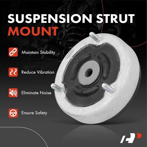 استبدال MOTTRT STRUT MOUNT A-PREMIUM لـ BMW 5 Series E60 2005-2009 6 Series E63 7 Series E65 E66 E67 ، الخلفية اليسرى واليمين ، مجموعة من 2 in Kuwait