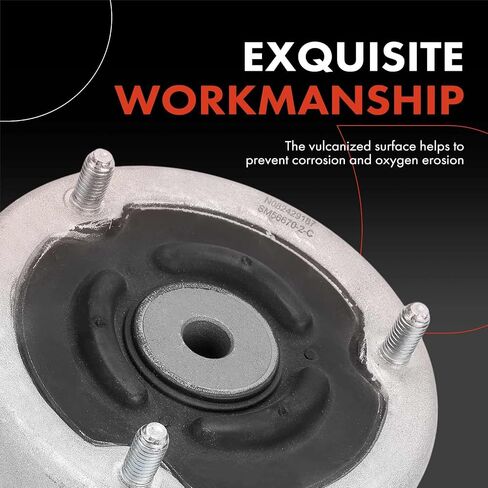 استبدال MOTTRT STRUT MOUNT A-PREMIUM لـ BMW 5 Series E60 2005-2009 6 Series E63 7 Series E65 E66 E67 ، الخلفية اليسرى واليمين ، مجموعة من 2 in Kuwait