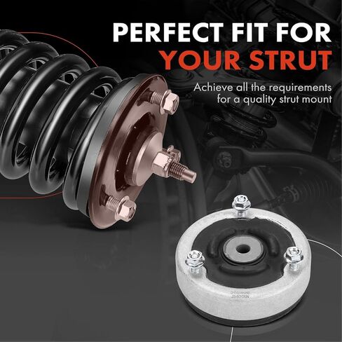 استبدال MOTTRT STRUT MOUNT A-PREMIUM لـ BMW 5 Series E60 2005-2009 6 Series E63 7 Series E65 E66 E67 ، الخلفية اليسرى واليمين ، مجموعة من 2 in Kuwait
