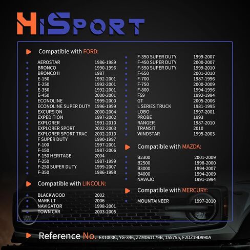 HiSport A/C Orifice Tube - Compatible with Ford Lincoln Mazda Replaces EX1000C YG-346 ZZM061179B 155755 F2DZ19D990A in Saudi Arabia