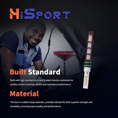 HiSport A/C Orifice Tube - Compatible with Ford Lincoln Mazda Replaces EX1000C YG-346 ZZM061179B 155755 F2DZ19D990A in Saudi Arabia