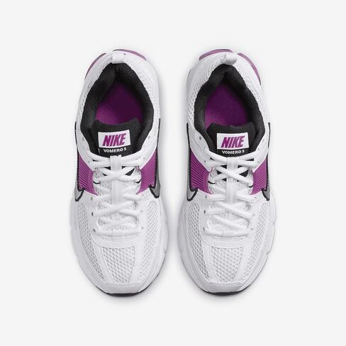 Nike Vomero 5 Big Kids' Shoes (HF6998-102, White/Pure Platinum/Hot Fuchsia) Size 3 in Saudi Arabia