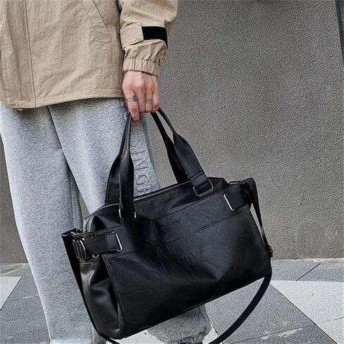 Large Capacity Bag Daily Computer Men's Briefcase Cowhide Handbag Travel in Saudi Arabia
