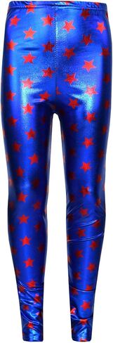 a2z4kids Kids Girls Leggings Metalic Shinny Disco Fashion Dance Leggings Age 2-13 Year in Saudi Arabia