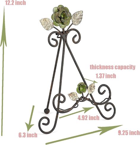 Plate Stand For Display 13.7" H White Plate Easel Display Stand Picture Frame Stand in Saudi Arabia