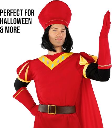 Morph Red Fairytale Lord Costume Men, Funny Halloween Costumes For Men, Movie Character Costumes Adult in Saudi Arabia