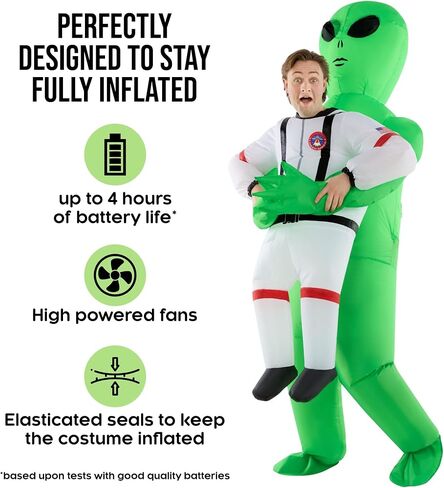 Morph Inflatable Alien Costume Adult, Alien Costume, Halloween Costumes for Men, Halloween Costumes for Adults in Saudi Arabia