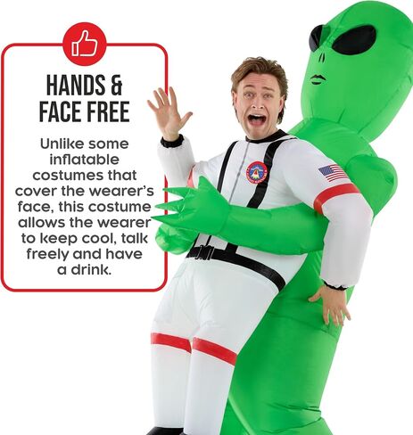 Morph Inflatable Alien Costume Adult, Alien Costume, Halloween Costumes for Men, Halloween Costumes for Adults in Saudi Arabia