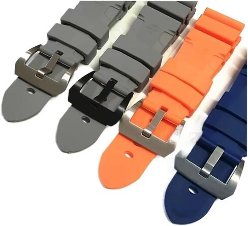 Watch Band Fit for Panerai SUBMERSIBLE PAM 441 359 Soft Silicone Rubber 24mm 26mm Men Watch Strap Watch Accessories Watch Bracelet in Saudi Arabia
