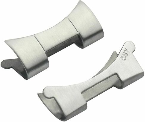 EWATHPARTS 2-557 نهاية قطعة الرابط OYSTER WATTER BAND متوافق مع 34 مم ROLEX 15000 15200 19MM فرشاة in Saudi Arabia