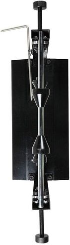 Motorcycle Wheel Balancer with Adjustable Centering Cones and Truing Pointer, Deep Black (D with Pointer) in Saudi Arabia