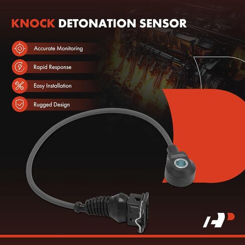 A-Premium Ignition Knock Detonation Sensor Compatible with BMW 325i 1992-1995, 325is 1992-1995, 525i 1991-1995, 525iT 1993, M3 1994 3.0L, M3 1995 in Saudi Arabia