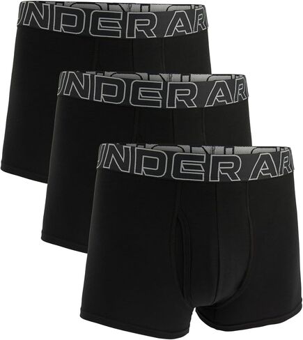 Under Armour Men's 3-Pack Performance Cotton Trunks, Boxer Briefs with 3" Inseam, All-Day Comfort in Saudi Arabia