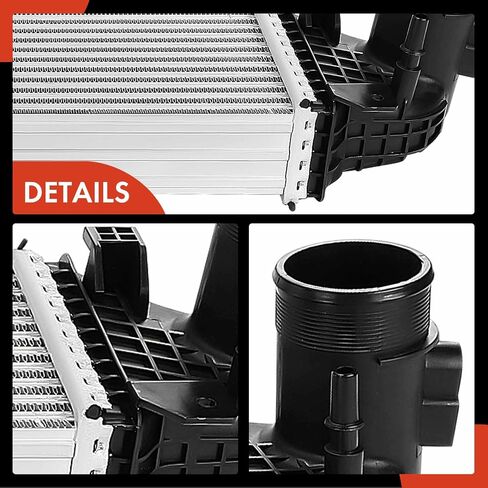 A-Premium Turbo Interbooler Charge Carge Air Cooler متوافق مع Ford Explorer 2020-2023 2.3L 3.0L ، أداة اعتراض الشرطة 2020-2023 3.0L & LINCOLN AVIATIAT in Kuwait