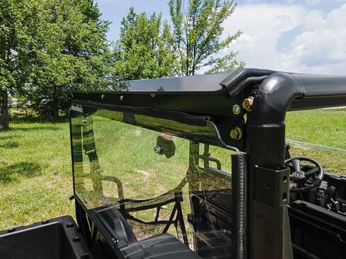 SuperATV Dark Tinted Roof for Polaris Ranger SP 570 Crew | Polaris Ranger Roof Gives Full Visibility and Awareness | 1/4" Polycarbonate | Sealed Edges Prevent Leaking | USA Made in Saudi Arabia
