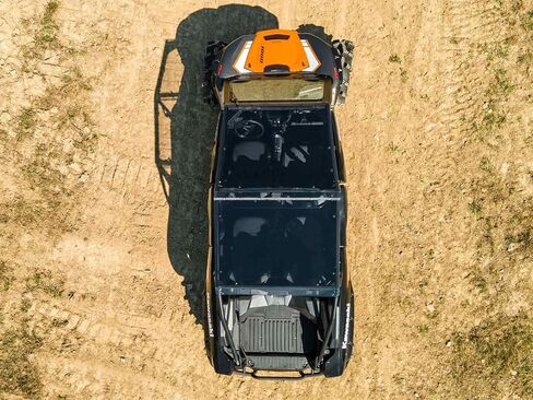 SuperATV Dark Tinted Teryx Roof for 2023+ Kawasaki Teryx KRX 4 1000 | 1/4" Polycarbonate | Protects from the Elements Without Obstructing View | Rattle-Free Fit | USA Made in Saudi Arabia