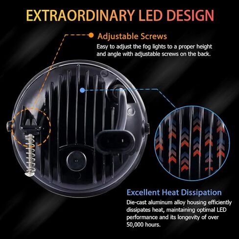 مصابيح ضباب LED معتمدة من Z-OFFROAD DOT لـ 2006-2014 Ford F150 2006 2007 2008 2009 2010 2011 2012 2013 2014 F150، مجموعة مصابيح القيادة الممتصة للصدمات - أسود in Kuwait