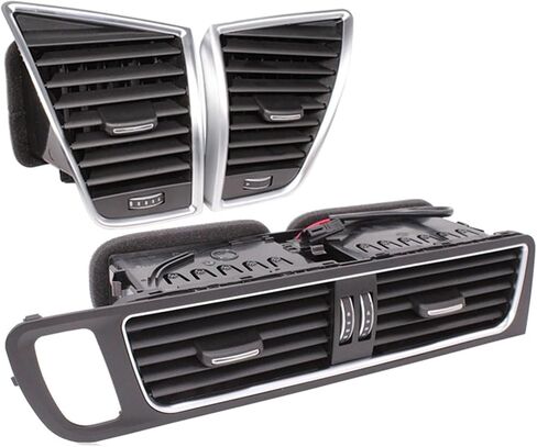 Compatible for Audi Q5 2009-2017 Front Air Conditioning Outlet Center Armrest Air Vent Assembly 8R1820901 8R1820902 8R1820951C(L Side) in Saudi Arabia
