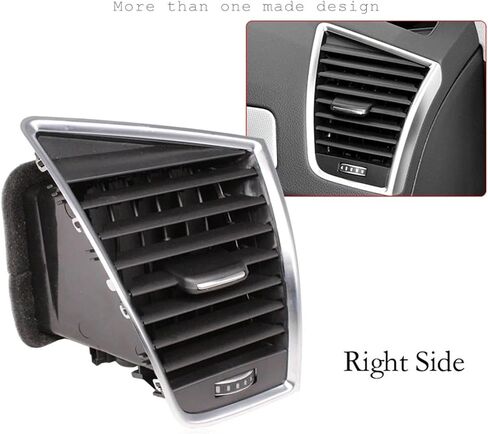 Compatible for Audi Q5 2009-2017 Front Air Conditioning Outlet Center Armrest Air Vent Assembly 8R1820901 8R1820902 8R1820951C(L Side) in Saudi Arabia