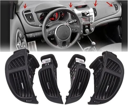 ميدان مخرج الهواء الأيمن لتكييف الهواء A/C Air Outlet Center متوافق مع Kia Forte Cerato 2008-2013 in Saudi Arabia