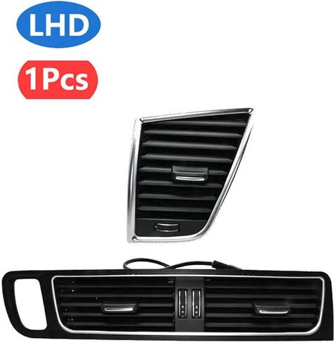 Ruili138 8R1820901 8R1820902 8R1820951C Front Air Conditioning Outlet Center Armrest Car Air Vent Assembly Compatible For Q5 2009-2017(Middle) in Saudi Arabia