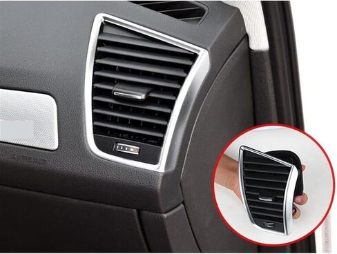 Ruili138 8R1820901 8R1820902 8R1820951C Front Air Conditioning Outlet Center Armrest Car Air Vent Assembly Compatible For Q5 2009-2017(Middle) in Saudi Arabia