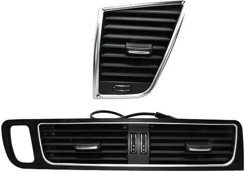 Ruili138 8R1820901 8R1820902 8R1820951C Front Air Conditioning Outlet Center Armrest Car Air Vent Assembly Compatible For Q5 2009-2017(Middle) in Saudi Arabia