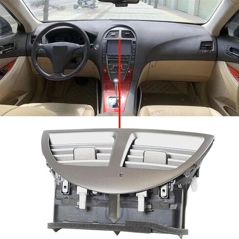 55660-33200 Center Console Grill AC Air Conditioner Vent Compatible For Lexus ES350 2007-2012 55660-33211 Outlet Panel Cover Frame(For 2010 11 12) in Saudi Arabia
