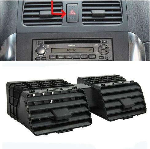 1PC Air Outlet Car Back Front Dash Center Devening Vent Grill Panele متوفرة مع Suzuki Swift 2004-2010 73610-77J00 in Saudi Arabia