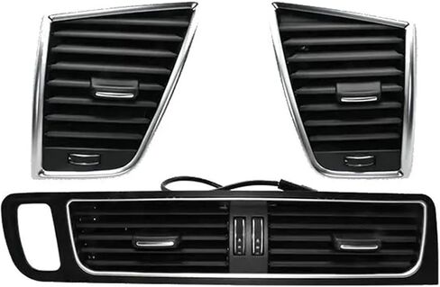 Ruili138 8R1820901 8R1820902 8R1820951C Front Air Conditioning Outlet Center Armrest Car Air Vent Assembly Compatible For Q5 2009-2017(Middle) in Kuwait