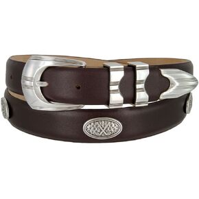 Silverwood- الرجال الأصليون للحبوب الكاملة للحبوب البقر مصمم غولف فستان جولف حزام 1-1/8 "(30 مم) in Kuwait