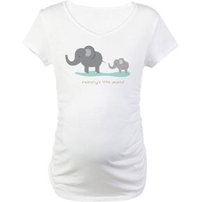CafePress Mommy's Little Peanut Maternity T Shirt Women's Maternity Ruched Side T-Shirt in Kuwait