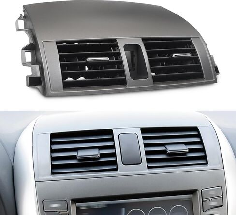 مركز تنفيس الهواء DASH A/C Center متوافق مع تويوتا كورولا 2008-2013 غطاء لوحة منفذ تكييف 55663-02060 55670-02160 in Saudi Arabia