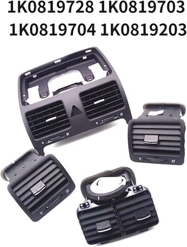 متوافق مع VW Jetta MK5 Golf 5 MK5 CAR RABBIT CANCREST ARMREST ARELING Air Centert Air Air Outlet Outlet Air Air (Right 1PCS) in Saudi Arabia