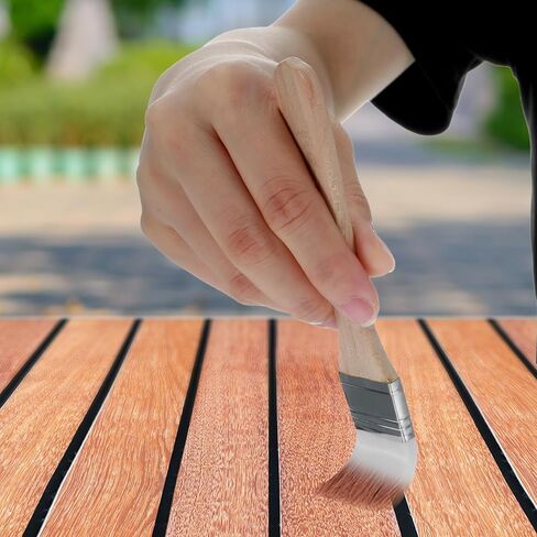 Grevosea Mop Brush for Acrylic Painting, 7 Pieces Versatile Blending Brush Paint Brushes for Acrylic Painting Goat Hair Paint Brush Set for Acrylic Watercolor Oil Painting Face Body Art in Kuwait