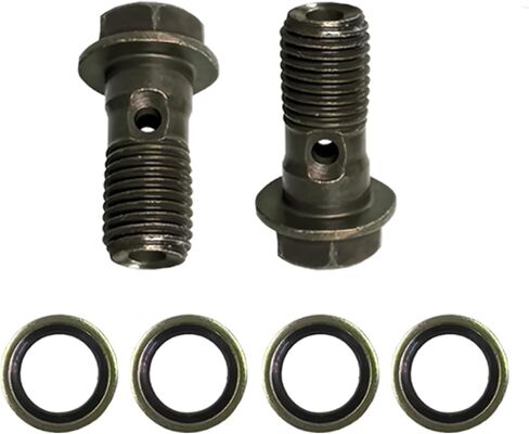 82" / 210CM Braided Hydraulic Brake Hose Line with 2 Banjo Nuts Universal Brake Line Compatible with GY6 Kazuma Sunl Taotao Roketa Jonway Scooter Moped Dirt Bike Go Kart ATV 10MM Banjo Ends in Saudi Arabia