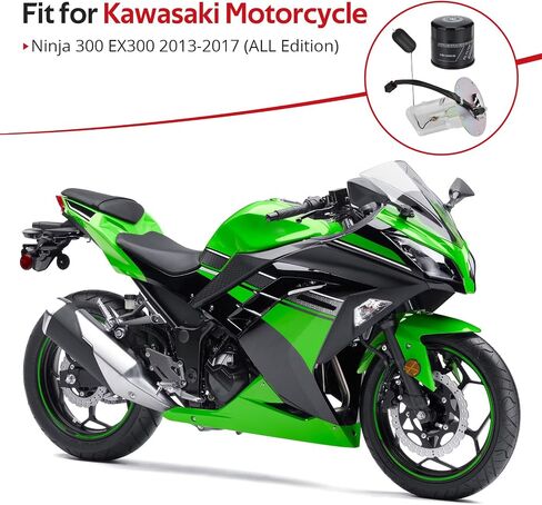 مضخة الوقود Javik مع مرشح الزيت لـ Kawasaki Ninja 300 EX300 2013-2017 O.E.M# 49040-0713 in Kuwait