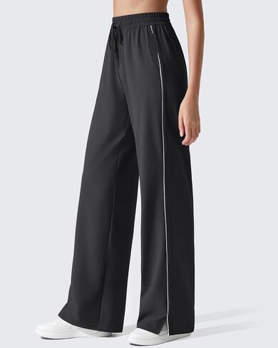 G4Free Womens Lightweight Track Pant مع جيوب عريضة الساقين الركض سراويل السراويل غير الرسمية in Saudi Arabia
