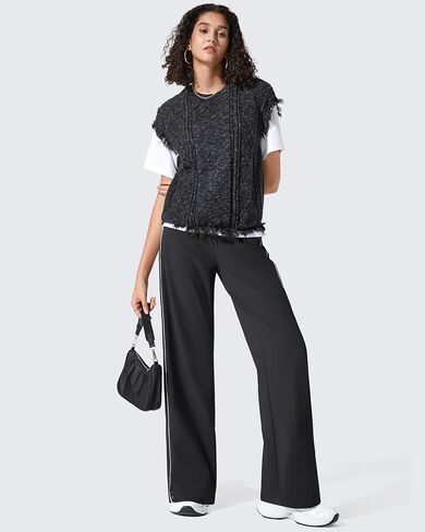 G4Free Womens Lightweight Track Pant مع جيوب عريضة الساقين الركض سراويل السراويل غير الرسمية in Saudi Arabia