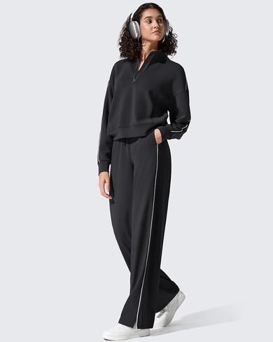 G4Free Womens Lightweight Track Pant مع جيوب عريضة الساقين الركض سراويل السراويل غير الرسمية in Saudi Arabia
