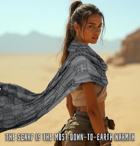 VZQI DUNE COSTUME DESERT WASTERLAND SHAWER CLOAK مع بروش - كتف متعدد الأغراض ل COSPLAY & HALOWEEN in Saudi Arabia