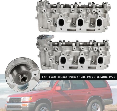 يسار+رأس أسطوانة يمين ل Toyota 4runner Pickup 1988-1995 3.0L SOHC 3VZE 11101-65011 11101-65021 in Kuwait