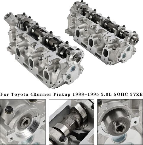 يسار+رأس أسطوانة يمين ل Toyota 4runner Pickup 1988-1995 3.0L SOHC 3VZE 11101-65011 11101-65021 in Kuwait