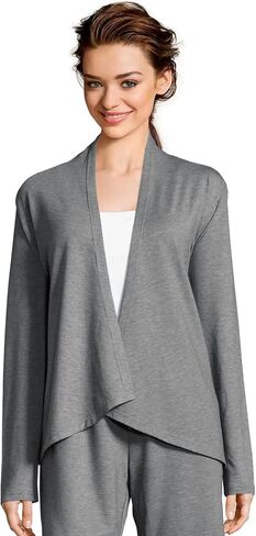Hanes Womens French Terry Lounge Wrap in Saudi Arabia