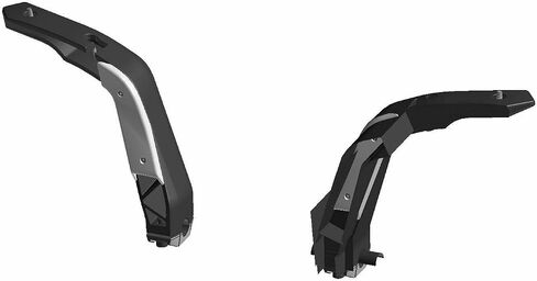 Polaris Snowmobile RMK Defend Handguard Mounts - RMK in Saudi Arabia