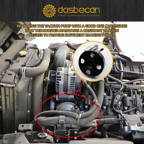 مضخة فراغ Dasbecan 904-862 مع نوبات البكرة لعام 1995-2020 ISUZU NPR-HD NPR L96 LQ4 LY6 L31 L05 3.0L 3.9L 4.8L 5.2L 5.7L 6.0L GAS V8 L4 استبدال# 8972410351 ، 97241035 ، 8-97241-0351 in Saudi Arabia