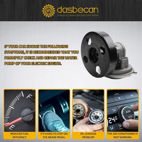 مضخة فراغ Dasbecan 904-862 مع نوبات البكرة لعام 1995-2020 ISUZU NPR-HD NPR L96 LQ4 LY6 L31 L05 3.0L 3.9L 4.8L 5.2L 5.7L 6.0L GAS V8 L4 استبدال# 8972410351 ، 97241035 ، 8-97241-0351 in Saudi Arabia