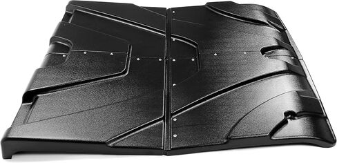 Hecasa Hard Roof Top متوافق مع 2013+ Polaris Ranger XP 900 XP 1000 Diesel/ 2015-2016 XP 570 PRO-FIT Black Blastic 2 قطعة سقف in Saudi Arabia