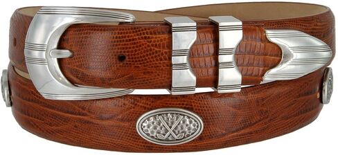 Silverwood- الرجال الأصليون للحبوب الكاملة للحبوب البقر مصمم غولف فستان جولف حزام 1-1/8 "(30 مم) in Kuwait